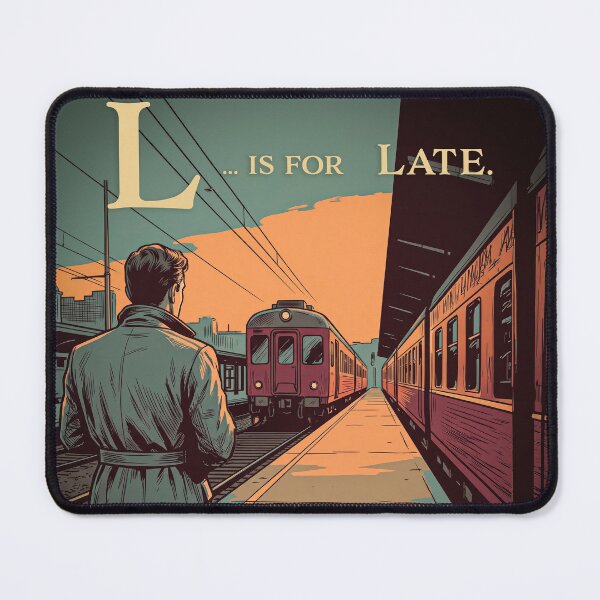 Item preview, L...is for Late. designed and sold by Bernard Santora.