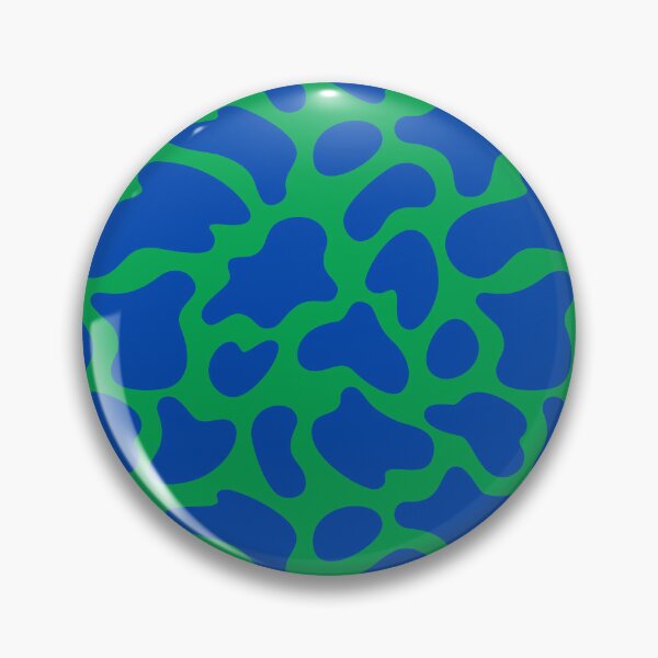 Item preview, Modern Graphic Cow Print Pattern | Green & Blue designed and sold by Frohyou.