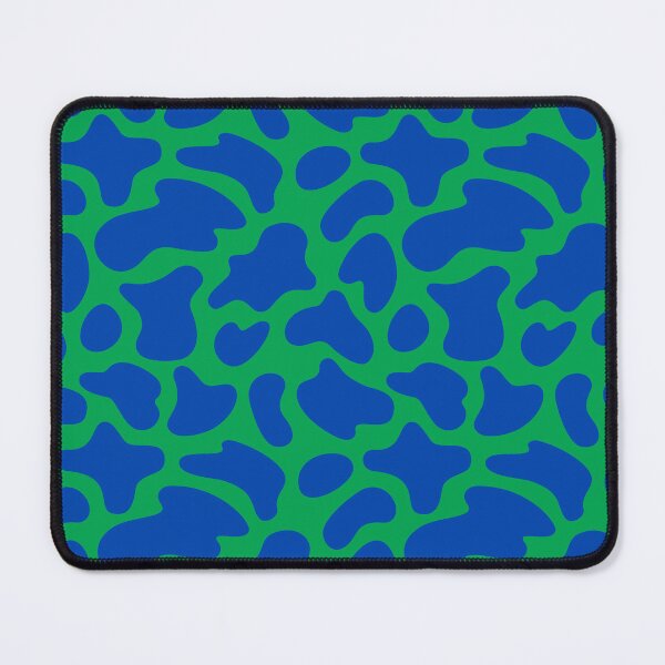 Item preview, Modern Graphic Cow Print Pattern | Green & Blue designed and sold by Frohyou.