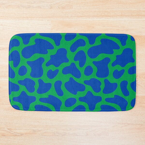 Item preview, Modern Graphic Cow Print Pattern | Green & Blue designed and sold by Frohyou.
