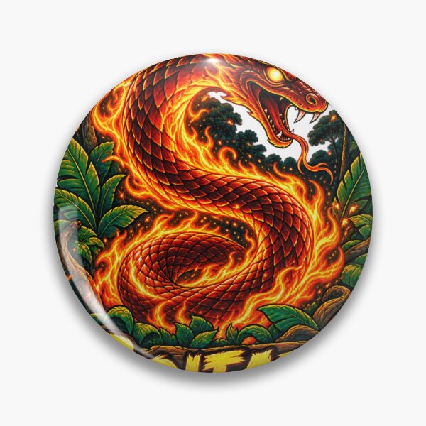 Item preview, Boitata Brazilian Fire Serpent designed and sold by Bloomelle Studio.