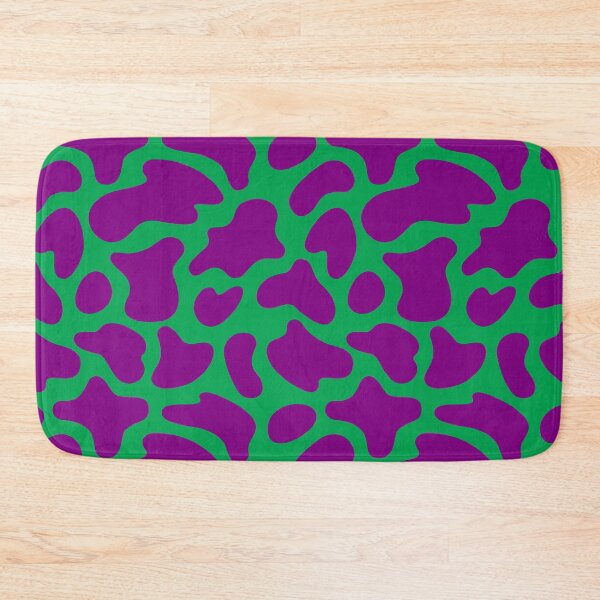 Item preview, Modern Graphic Cow Print Pattern | Green & Purple designed and sold by Frohyou.