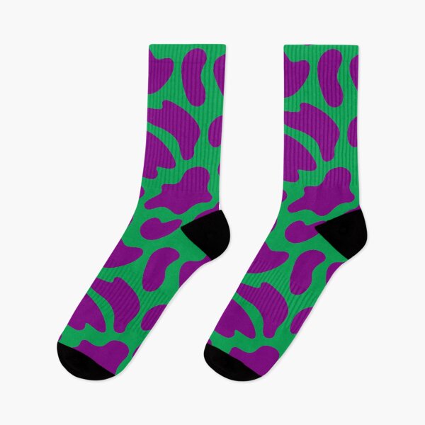 Item preview, Modern Graphic Cow Print Pattern | Green & Purple designed and sold by Frohyou.