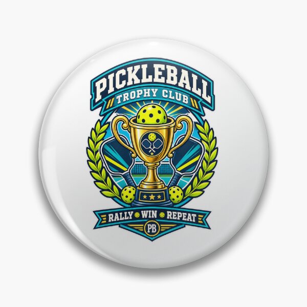 Item preview, Pickleball Trophy Club Rally Win Repeat designed and sold by Rhubarb Bridge Merch.