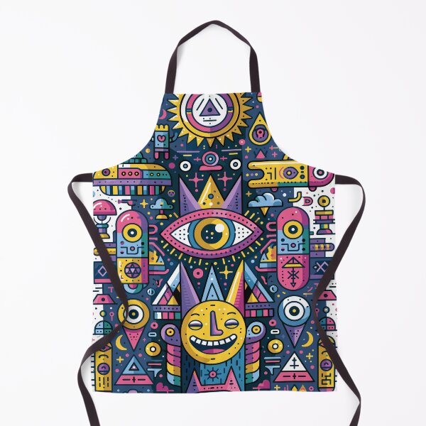 Item preview, Vibrant Cosmic Eye Mystical Geometric Pattern designed and sold by Romgora.
