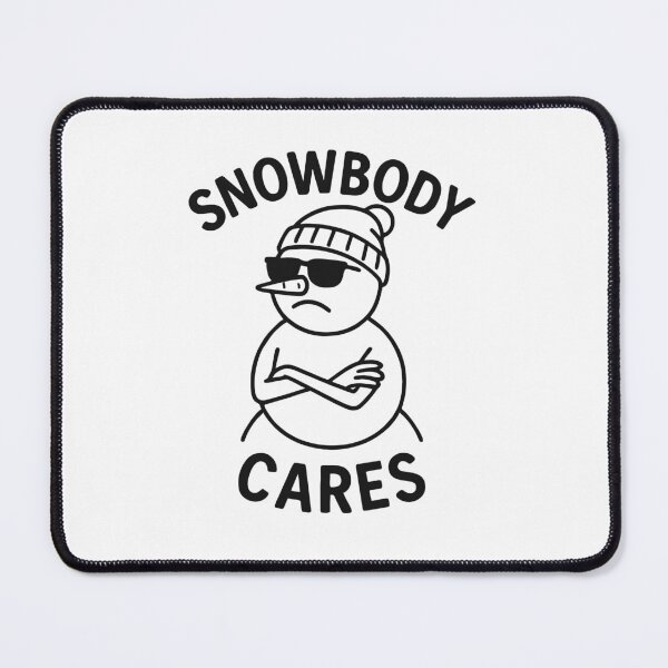 Item preview, Snowbody Cares Funny Anti Christmas Sarcastic Snowman designed and sold by gregaf.