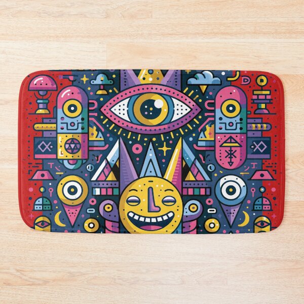 Item preview, Vibrant Cosmic Eye Mystical Geometric Pattern designed and sold by Romgora.
