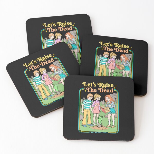 Item preview, Let's Raise The Dead Funny Halloween Zombie Book Cover designed and sold by GrandeDuc.