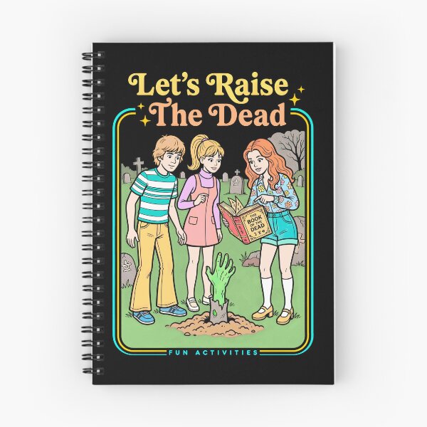 Item preview, Let's Raise The Dead Funny Halloween Zombie Book Cover designed and sold by GrandeDuc.
