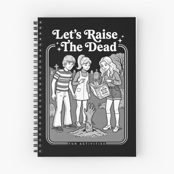 Item preview, Let's Raise The Dead Funny Halloween Zombie Book Cover designed and sold by GrandeDuc.