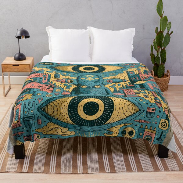 Item preview, Cosmic Visionary Monster Eye Maximalist Art designed and sold by Romgora.