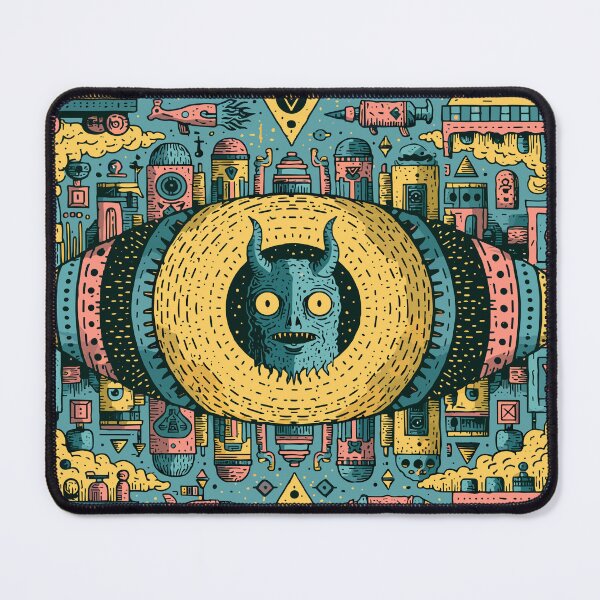 Item preview, Surreal Sci-Fi Maximalist Urban Doodles designed and sold by Romgora.