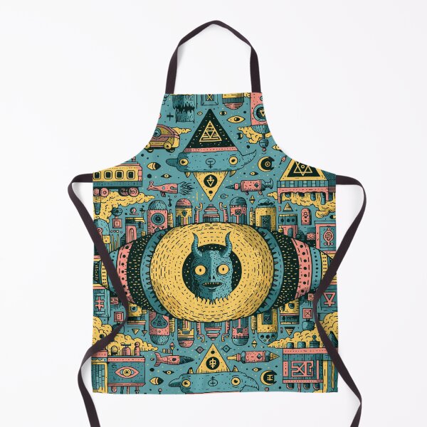 Item preview, Surreal Sci-Fi Maximalist Urban Doodles designed and sold by Romgora.