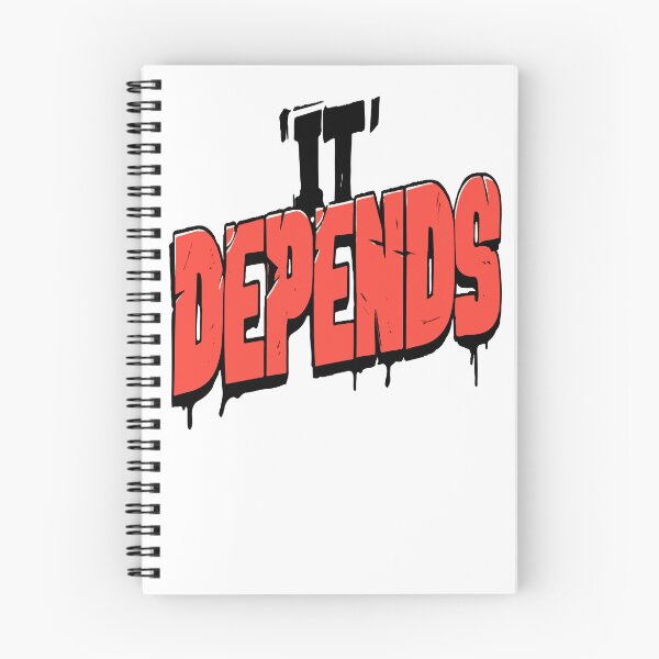 Item preview, It Depends Text Design designed and sold by RichardRags.