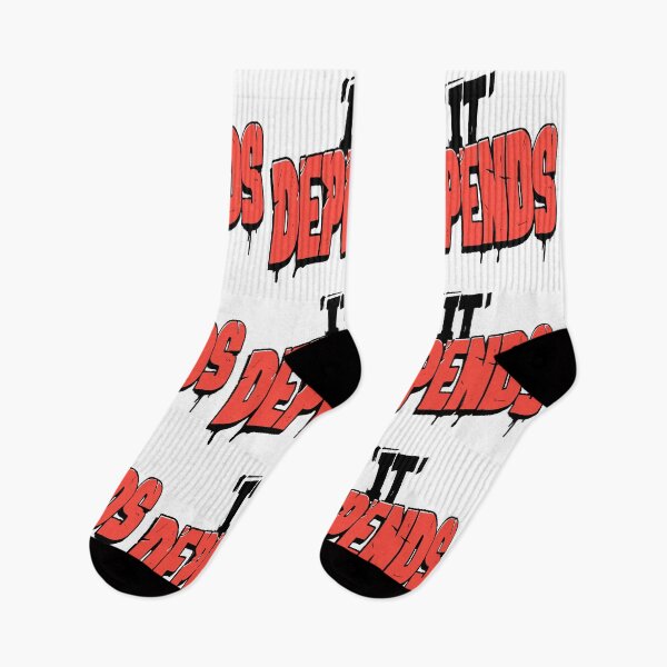 Item preview, It Depends Text Design designed and sold by RichardRags.