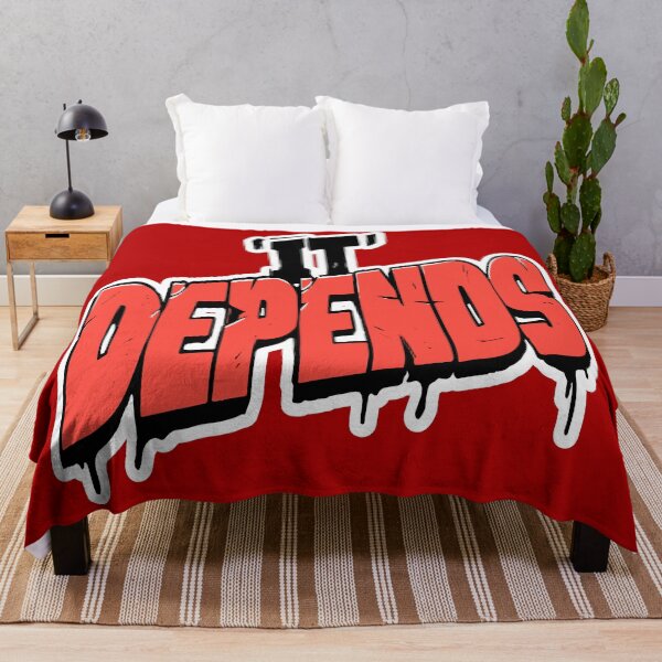 Item preview, It Depends Text Design designed and sold by RichardRags.
