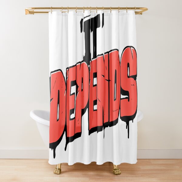Item preview, It Depends Text Design designed and sold by RichardRags.