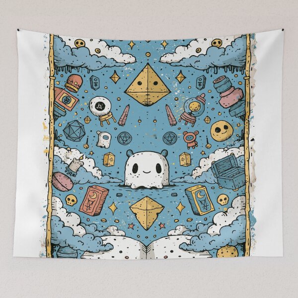 Item preview, Whimsical Magical Ghost Spirit Dreamscape designed and sold by Romgora.