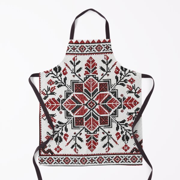 Item preview, Traditional Palestinian Tatreez Pattern | Elegant Folk Cross Stitch Art designed and sold by BrainCurves.