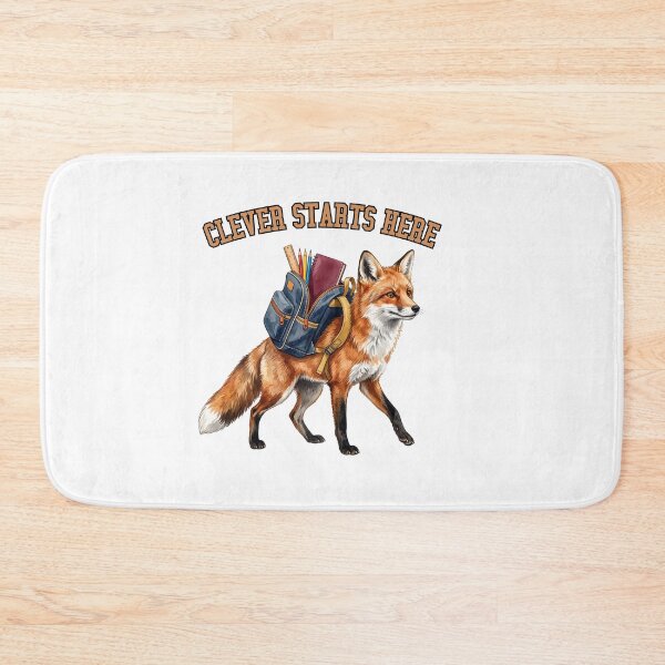 Item preview, Clever Starts Here Fox designed and sold by Roy & Tiffany.