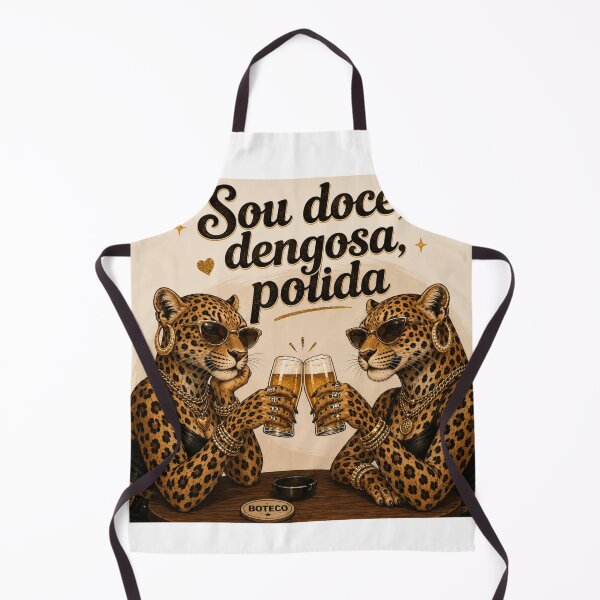 Item preview, Sou Doce, Dengosa, Polida — Onças Glamourosas no Boteco designed and sold by Traços do Brasil .