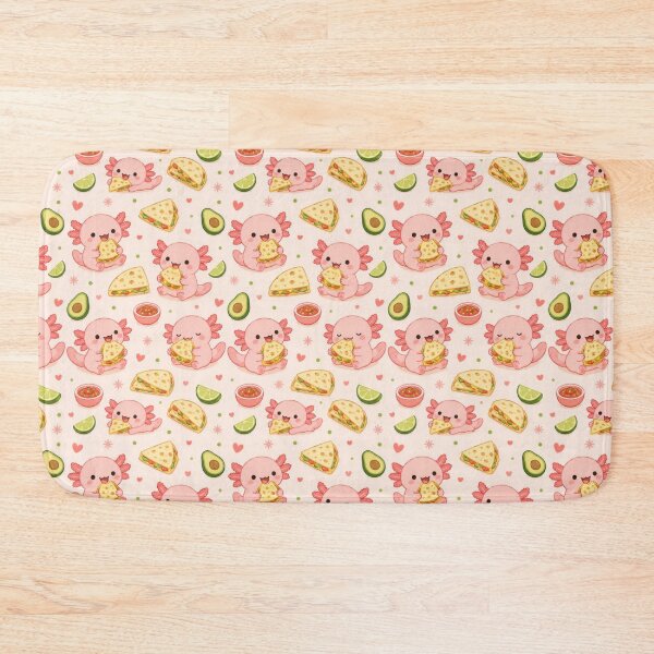 Item preview, Cute Axolotl Quesadilla Pattern | Kawaii Foodie Animal Design designed and sold by Soft Berry Studio.