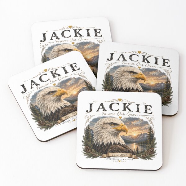 Item preview, Jackie Forever Our Queen, Bald Eagle Memorial, Not Just an Eagle A Legend, Wildlife Tribute, Eagle Lover Gift designed and sold by Cchotlan.