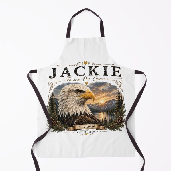 Item preview, Jackie Forever Our Queen, Bald Eagle Memorial, Not Just an Eagle A Legend, Wildlife Tribute, Eagle Lover Gift designed and sold by Cchotlan.
