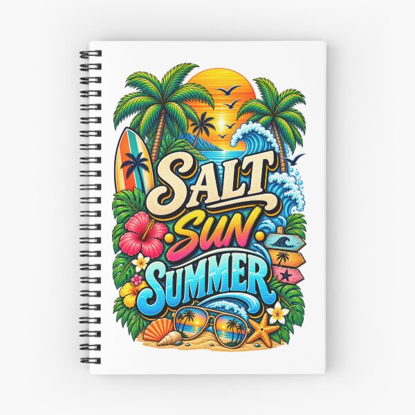 Item preview, Retro Salt Sun Summer Vintage Beach Vibes designed and sold by Marlaq fashion .
