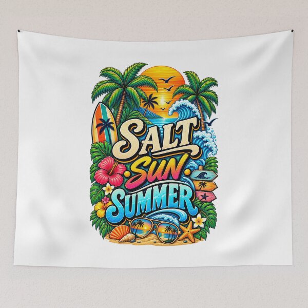 Item preview, Retro Salt Sun Summer Vintage Beach Vibes designed and sold by Marlaq fashion .