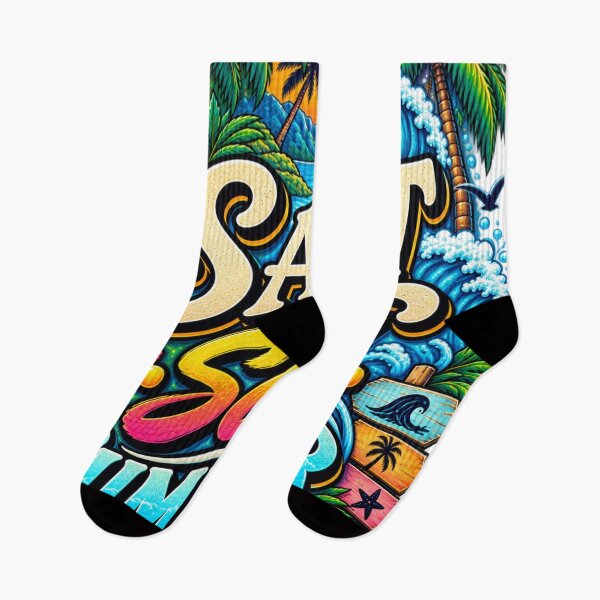 Item preview, Retro Salt Sun Summer Vintage Beach Vibes designed and sold by Marlaq fashion .