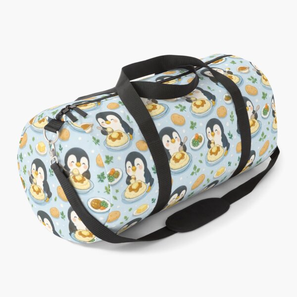 Item preview, Cute Penguin Mashed Potato Pattern | Kawaii Comfort Food Design designed and sold by Soft Berry Studio.