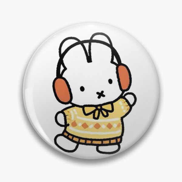 Item preview, miffy with earmuffs designed and sold by thestickyclub.