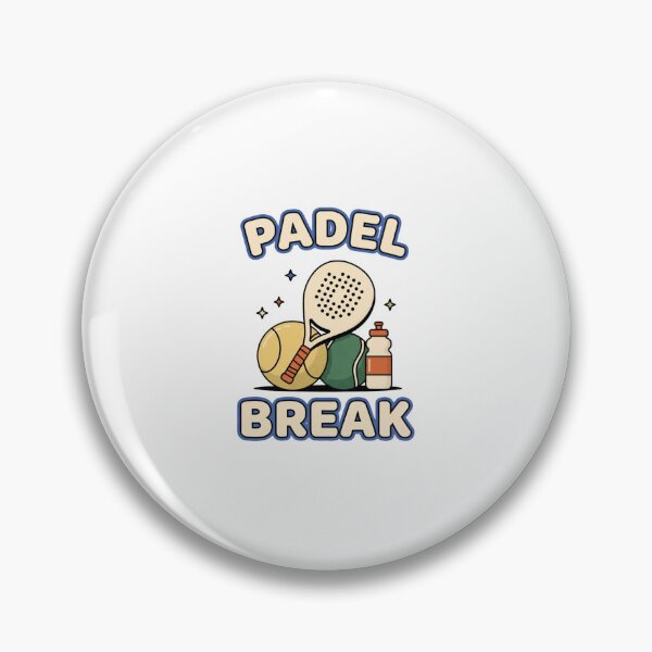 Item preview, Padel Break Retro Racket and Ball designed and sold by GoofyShopp.
