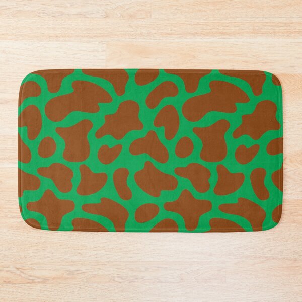 Item preview, Modern Graphic Cow Print Pattern | Green & Brown designed and sold by Frohyou.