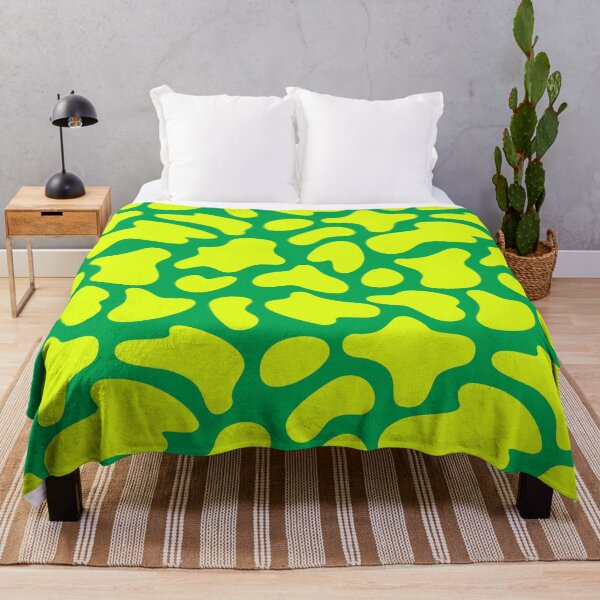Item preview, Modern Graphic Cow Print Pattern | Green & Chartreuse designed and sold by Frohyou.