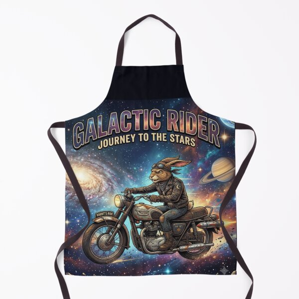 Item preview, Galactic Rider Rabbit – Journey to the Stars Artwork designed and sold by Dogandesighn.