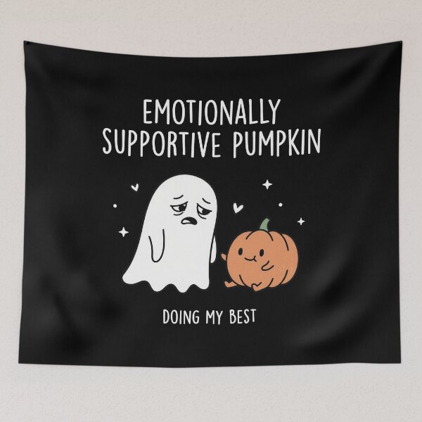 Item preview, Emotionally sponsored by Pumpkin, doing my best Halloween design designed and sold by LiuTiuuu.