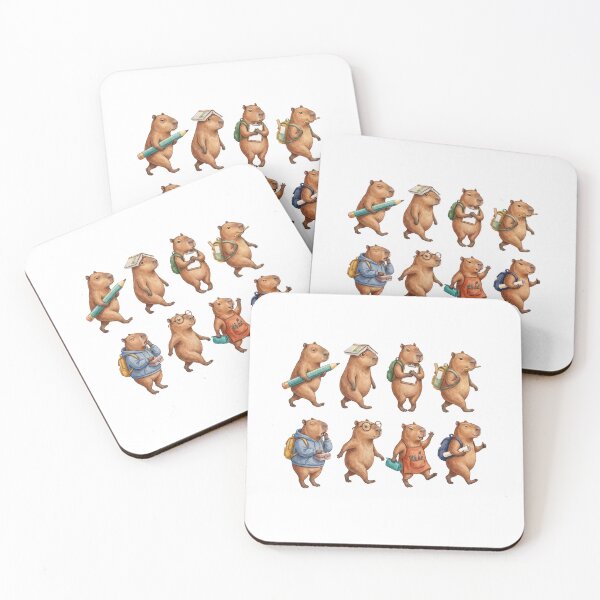 Item preview, Funny Capybara School Life designed and sold by Roy & Tiffany.