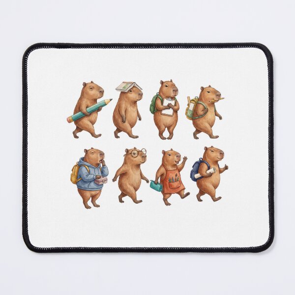 Item preview, Funny Capybara School Life designed and sold by Roy & Tiffany.