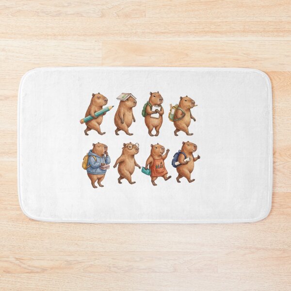 Item preview, Funny Capybara School Life designed and sold by Roy & Tiffany.