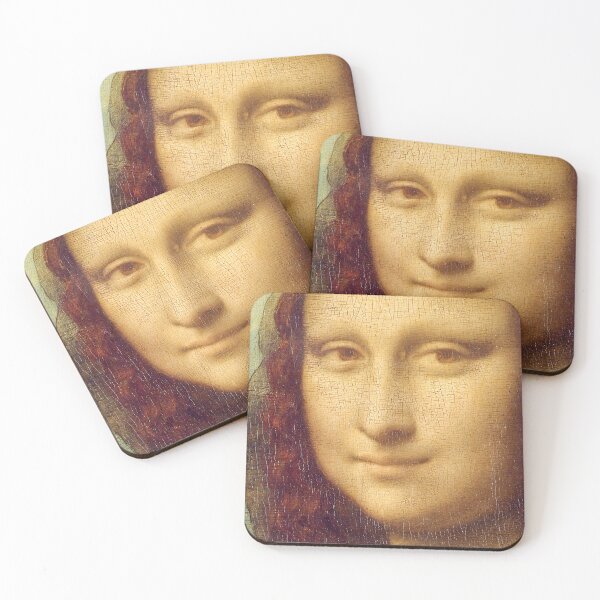 Item preview, Smile detail, Mona Lisa (La Gioconda / La Joconde), Leonardo da Vinci, 1506 designed and sold by The Gaping Maw.