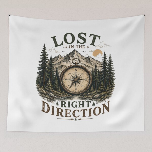 Item preview, Lost in the Right Direction designed and sold by Side Quest Co..