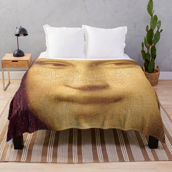 Item preview, Smile detail, Mona Lisa (La Gioconda / La Joconde), Leonardo da Vinci, 1506 designed and sold by The Gaping Maw.