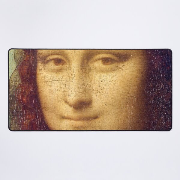 Item preview, Smile detail, Mona Lisa (La Gioconda / La Joconde), Leonardo da Vinci, 1506 designed and sold by The Gaping Maw.