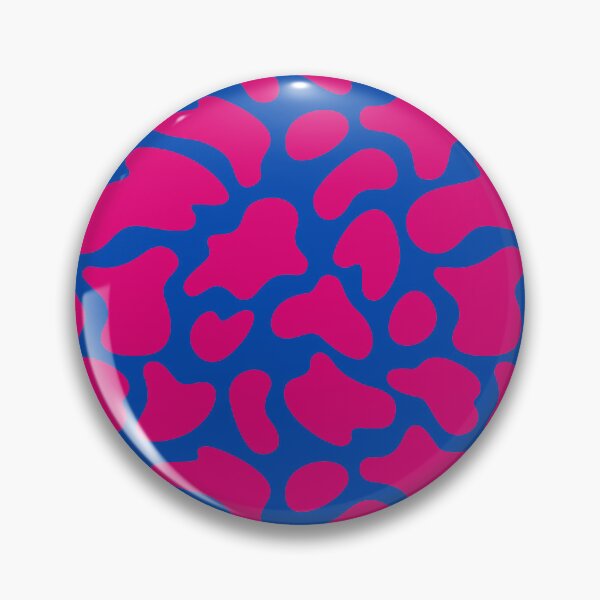 Item preview, Modern Graphic Cow Print Pattern | Blue & Pink designed and sold by Frohyou.