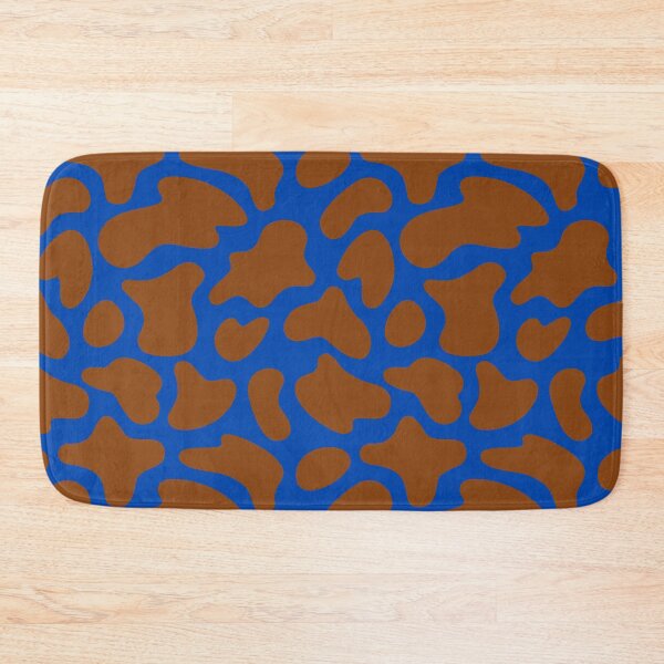 Item preview, Modern Graphic Cow Print Pattern | Blue & Brown designed and sold by Frohyou.