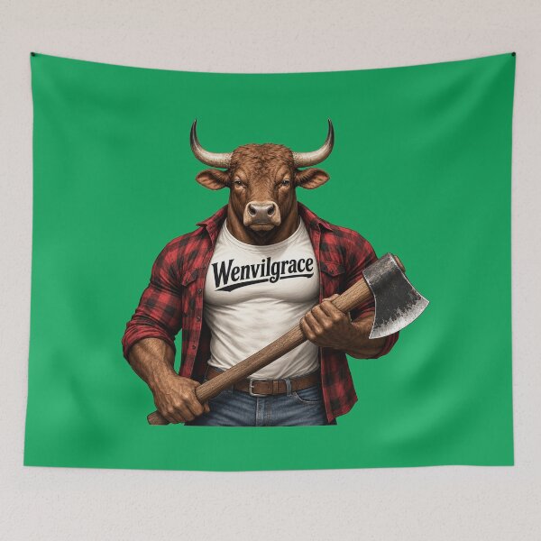 Item preview, Copy of Lumberjack Bull designed and sold by Wenvilgrace.