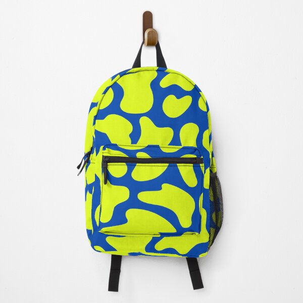Item preview, Modern Graphic Cow Print Pattern | Blue & Chartreuse designed and sold by Frohyou.