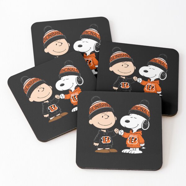 Item preview, Charlie Brown Snoopy Cincinnati Bengalss Fist Bump designed and sold by fizzstocmathepa.
